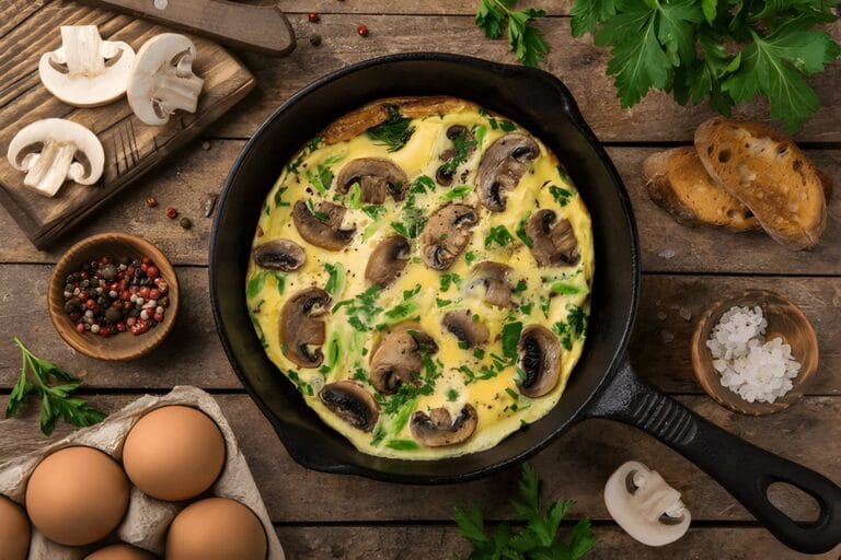 Mushroom Omelette