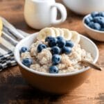 Oatmeal with Fresh Fruit