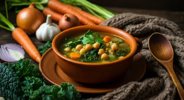 Vegetarian soups for winter