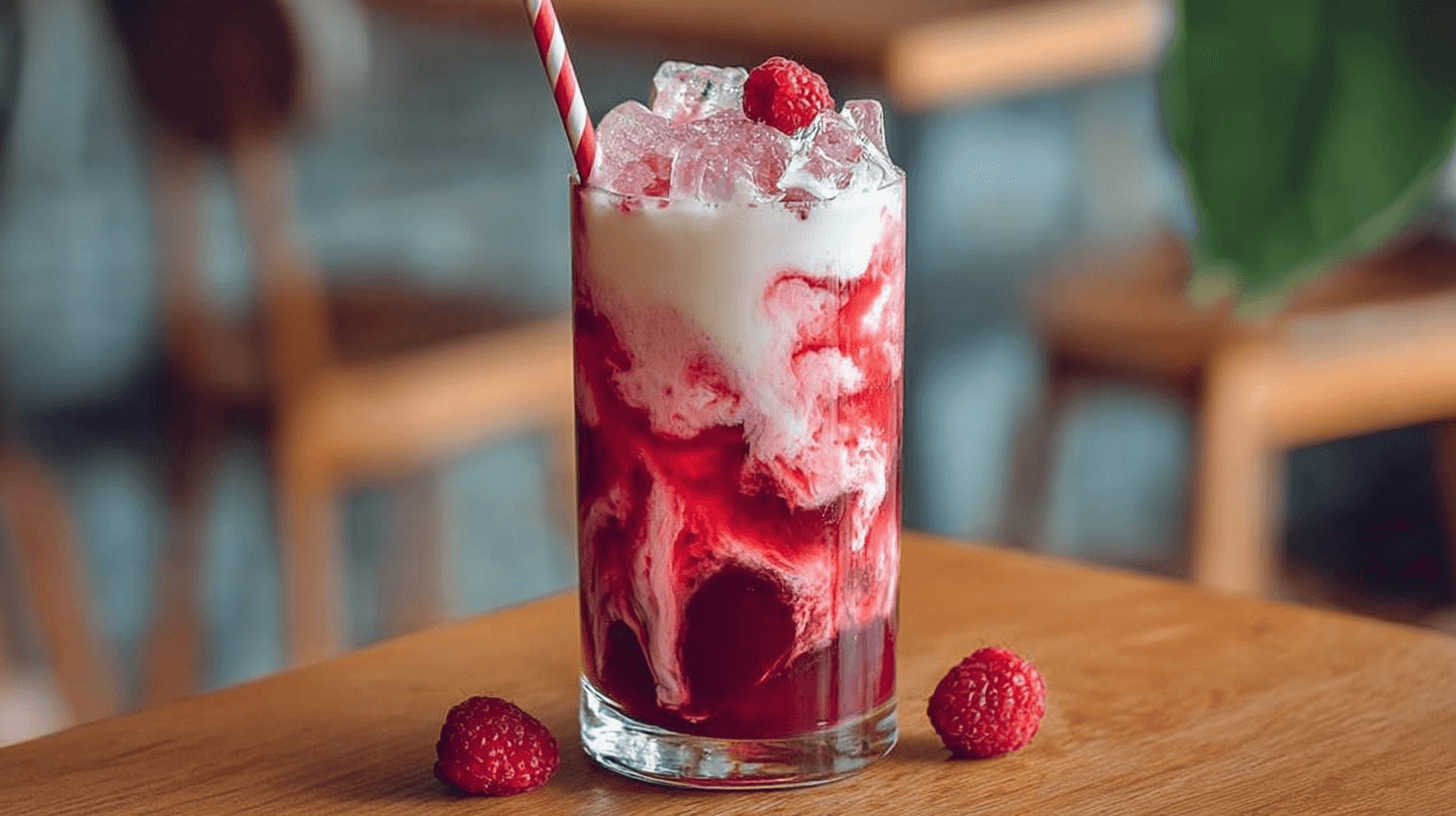 Raspberry Dream Dirty Soda