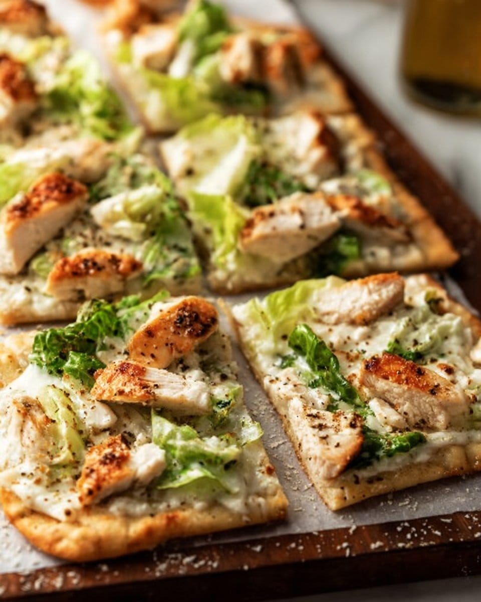 Chicken Caesar Flatbread