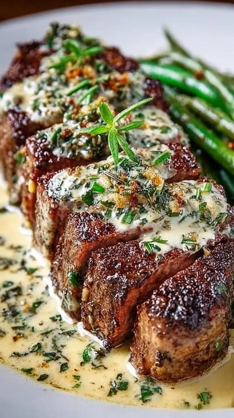 Garlic Butter Steak with Parmesan Cream Sauce Rich, Juicy & Incredible