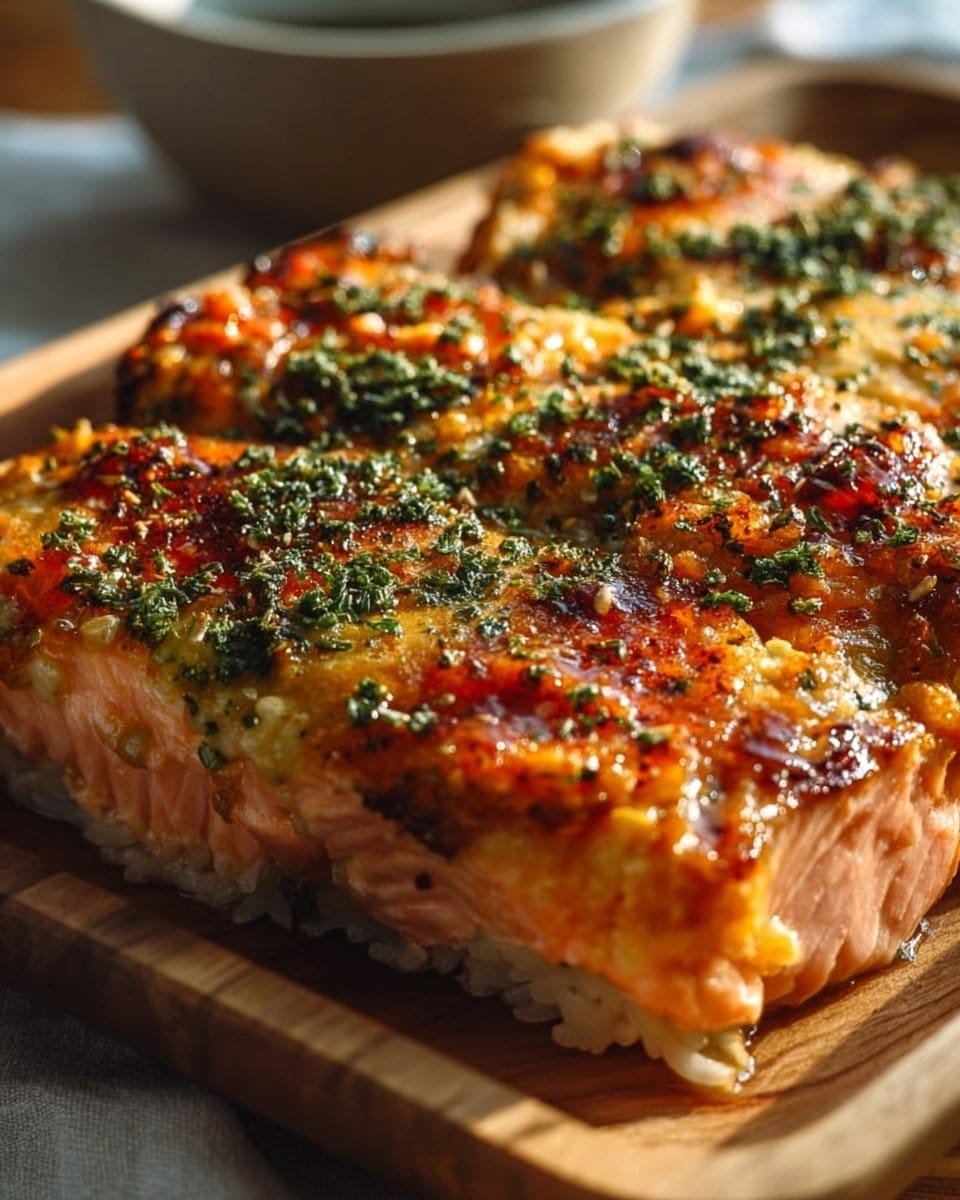 Spicy Salmon Sushi Bake Recipe