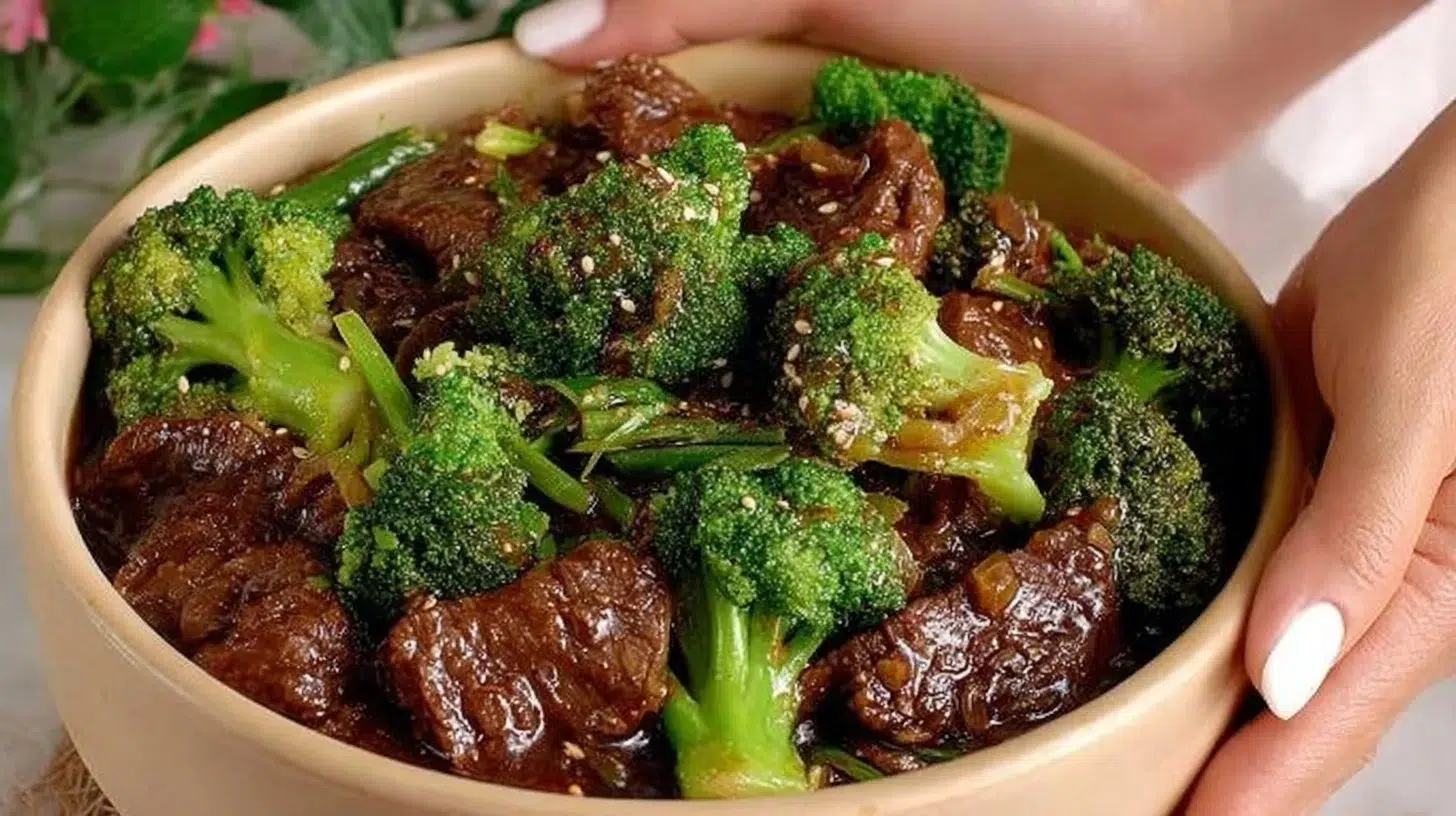 Delicious Beef and Broccoli Stir-Fry served in a bowl with vibrant greens.