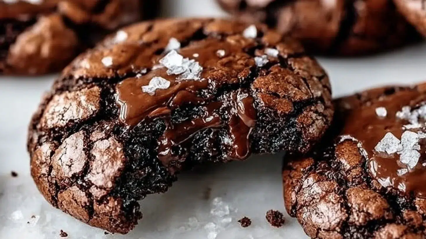 Delicious gourmet brownie cookies with rich chocolate flavor