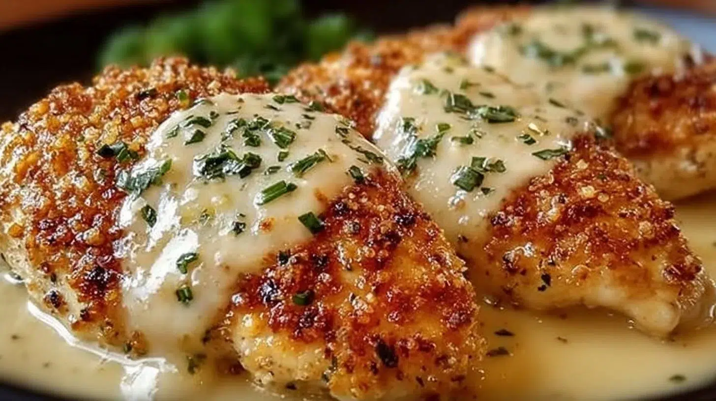 Longhorn Steakhouse Parmesan Chicken served with sides