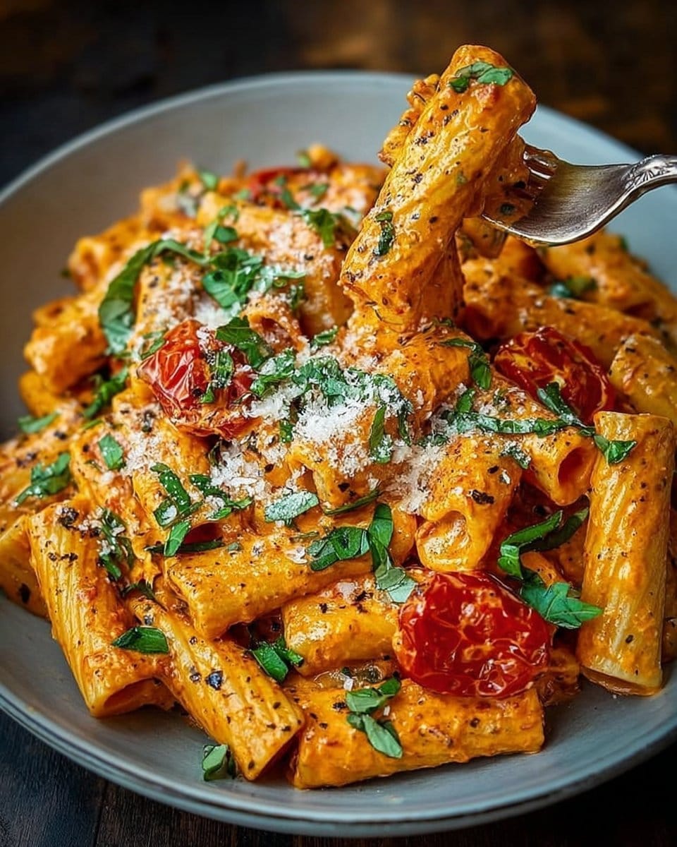 Creamy Tomato Garlic Pasta