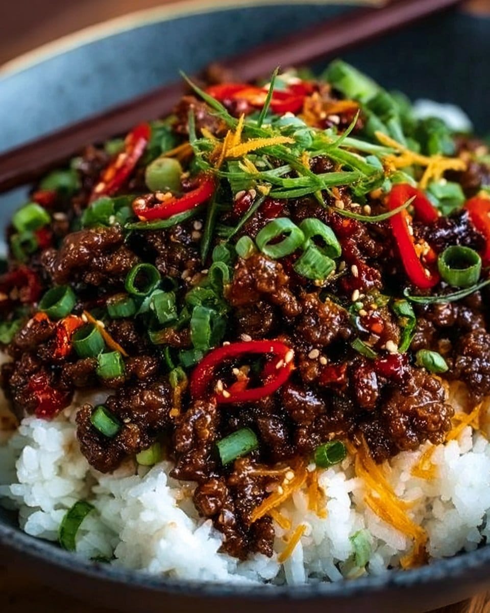 Crispy Chilli Beef Rice