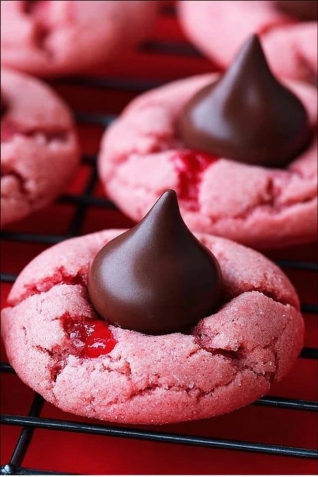Cherry Kiss Cookies