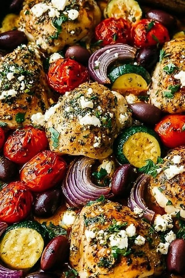 Greek Sheet Pan Chicken