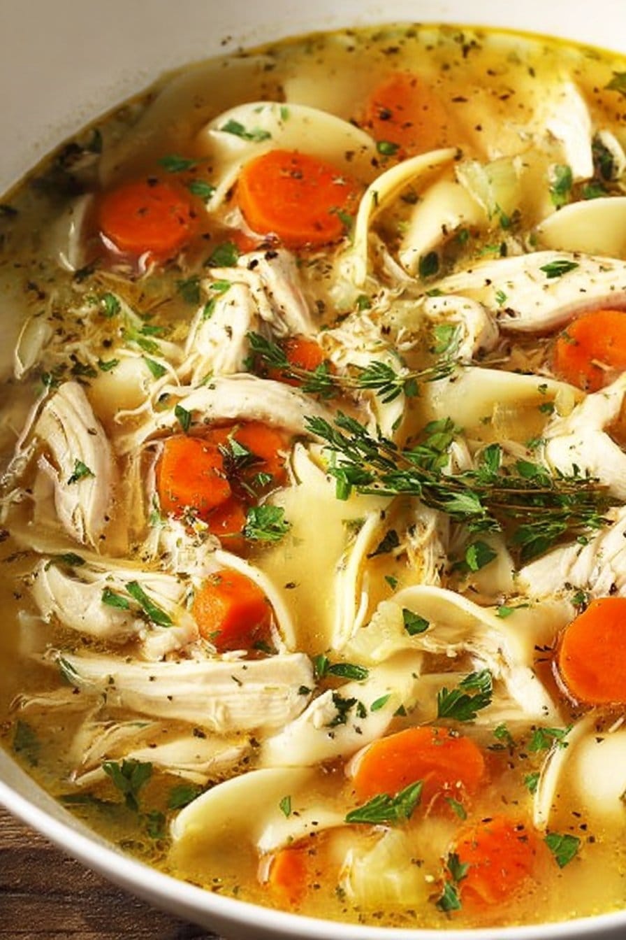 Healthy Homemade Chicken Soup