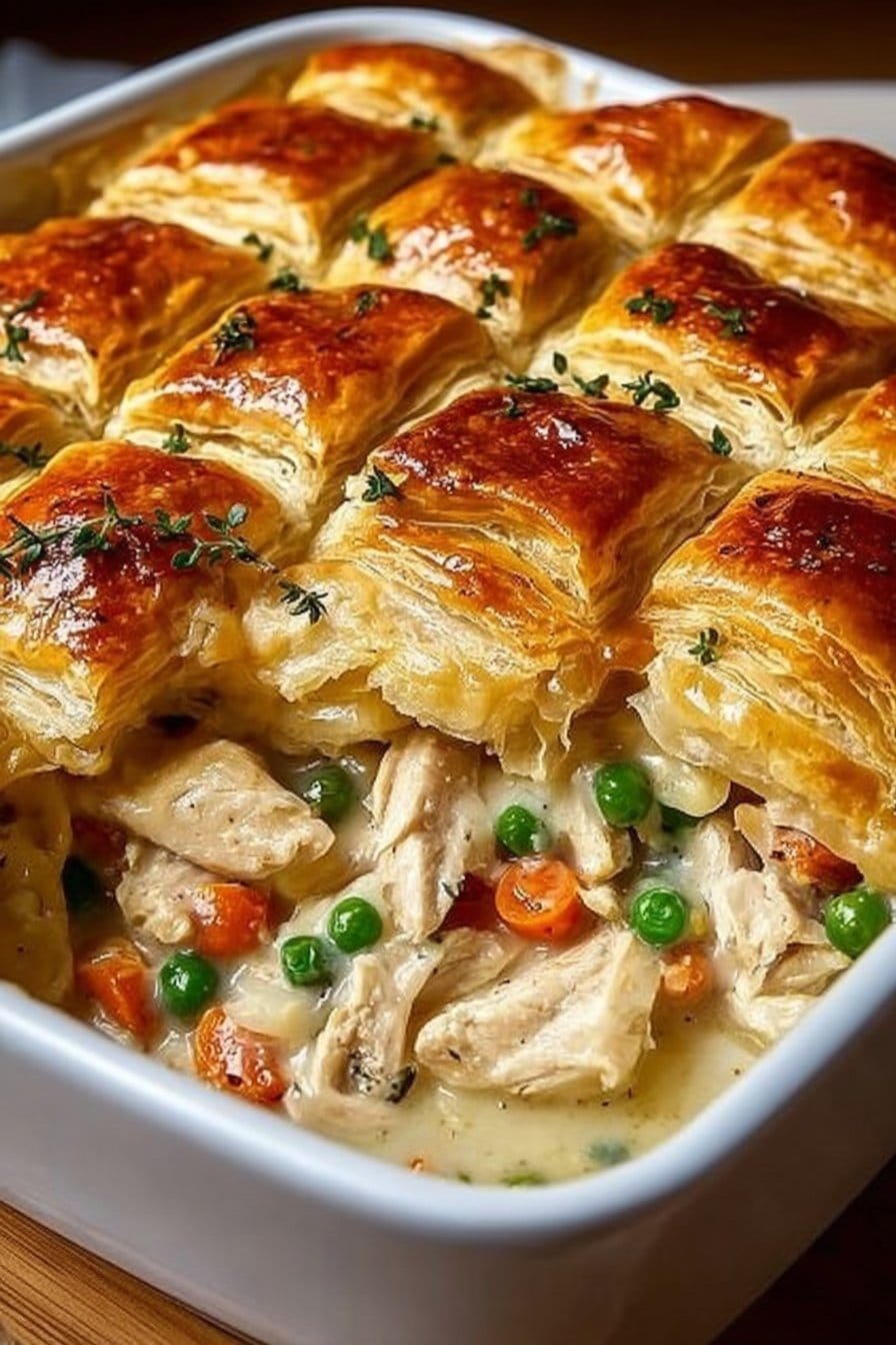 Easy Chicken Pot Pie Casserole