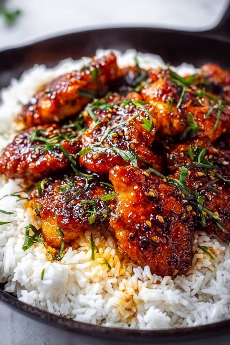 Sweet & Savory Honey Garlic Chicken