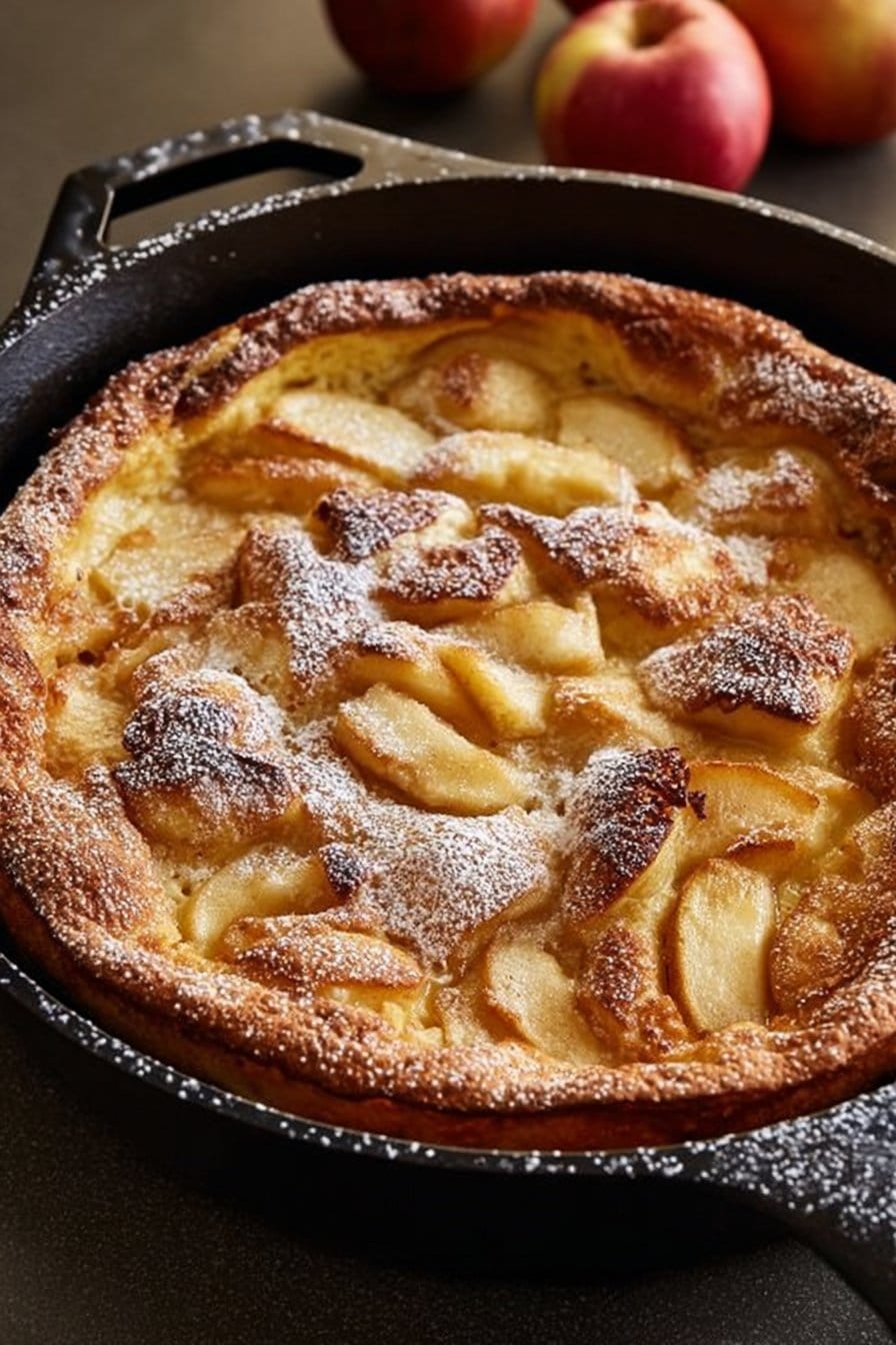 Apple Cinnamon German Pancake