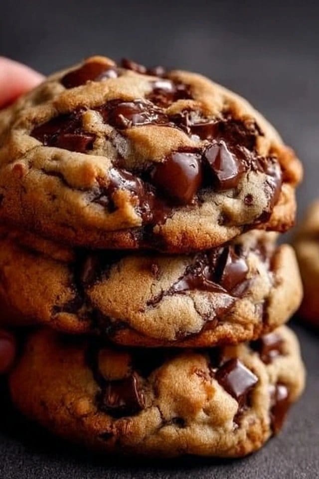 The Best Giant Chocolate Chip Cookie