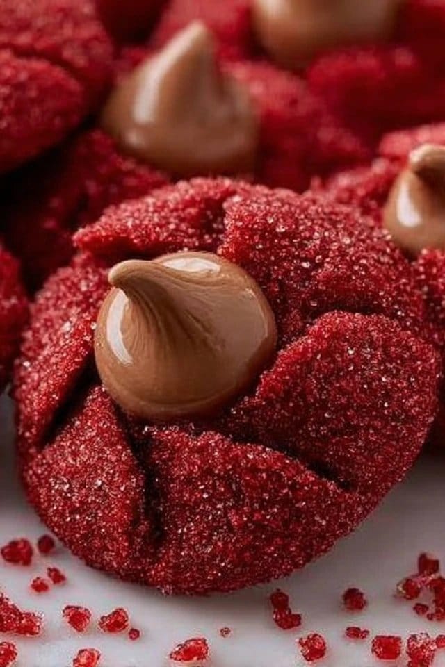 Hershey's Red Velvet Blossoms