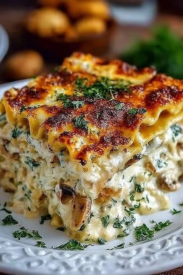 Mushroom Lasagna