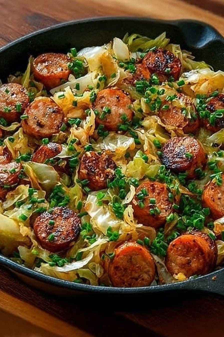 Sausage and Cabbage Stir Fry