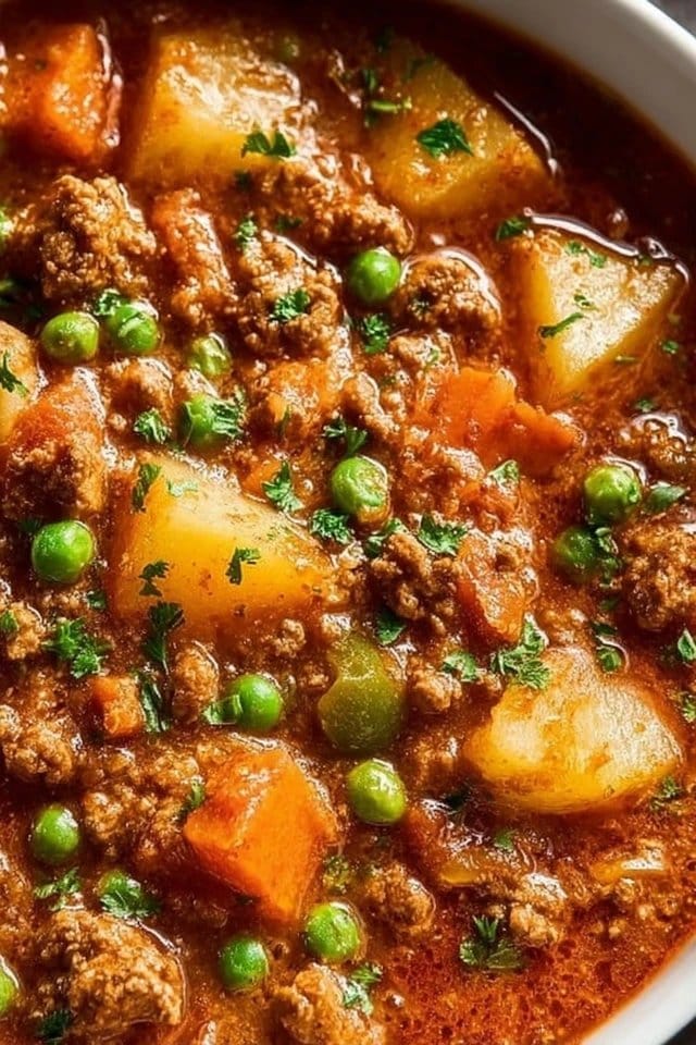 Easy Ground Beef Stew