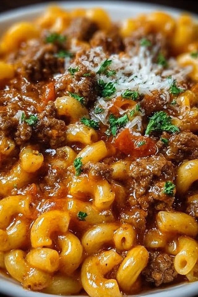 One Pot Beefaroni