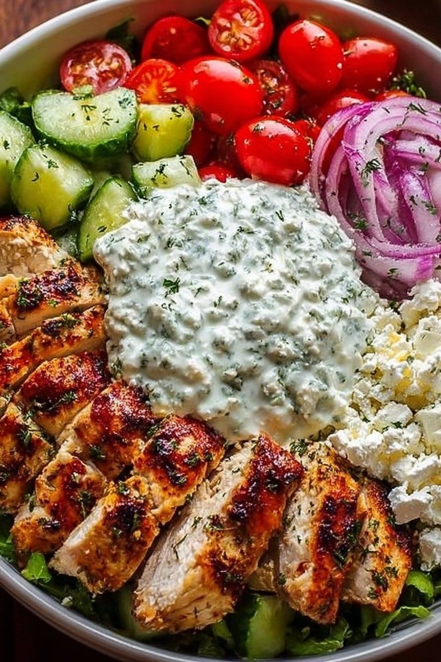 Greek Chicken Bowls