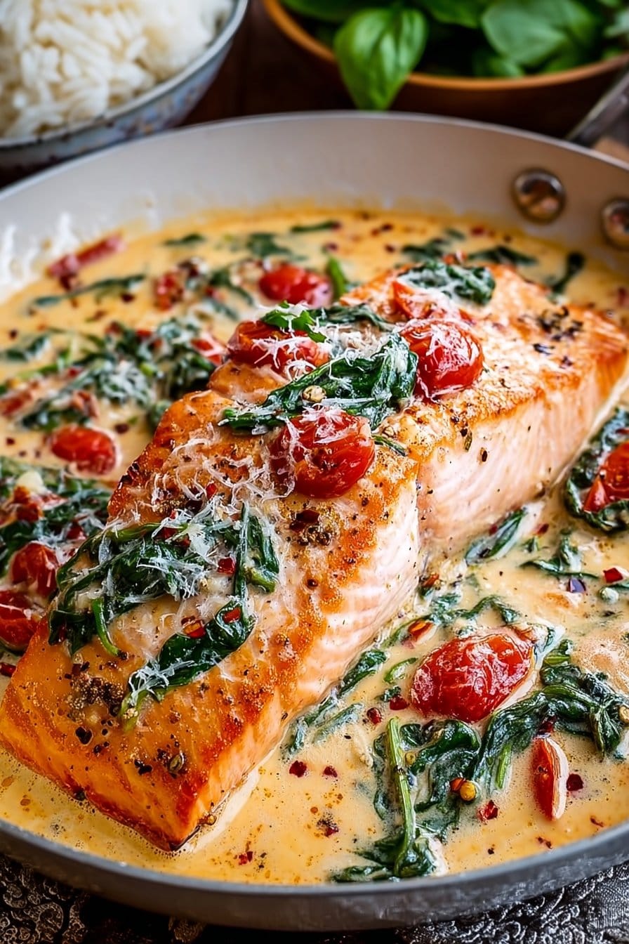 Creamy Tuscan Salmon