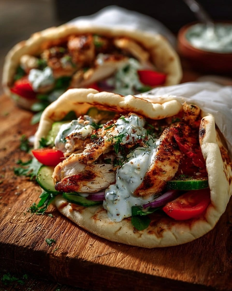 Mediterranean Chicken Gyros