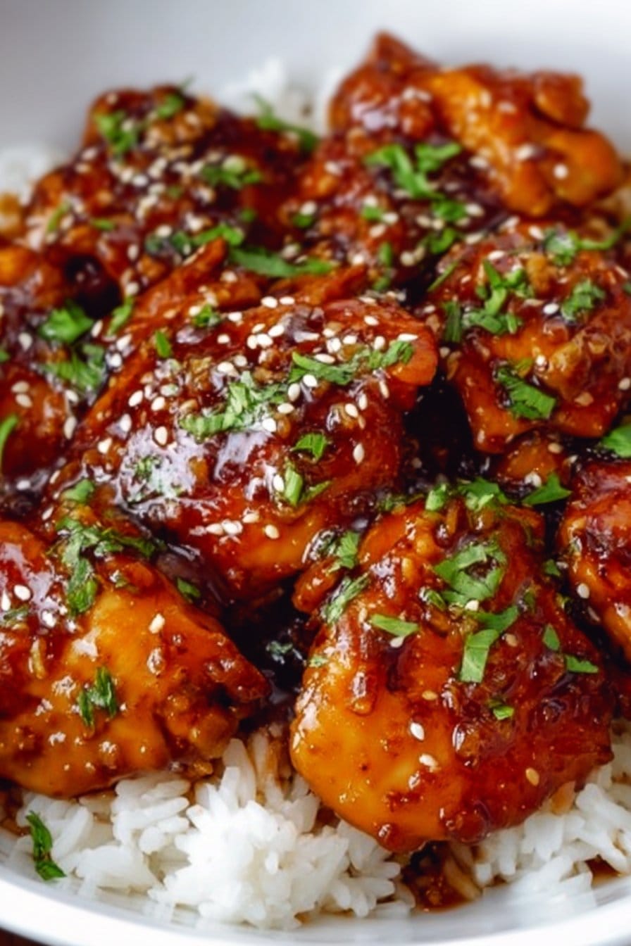 Easy Crockpot Honey Garlic Chicken That's Family-Approved