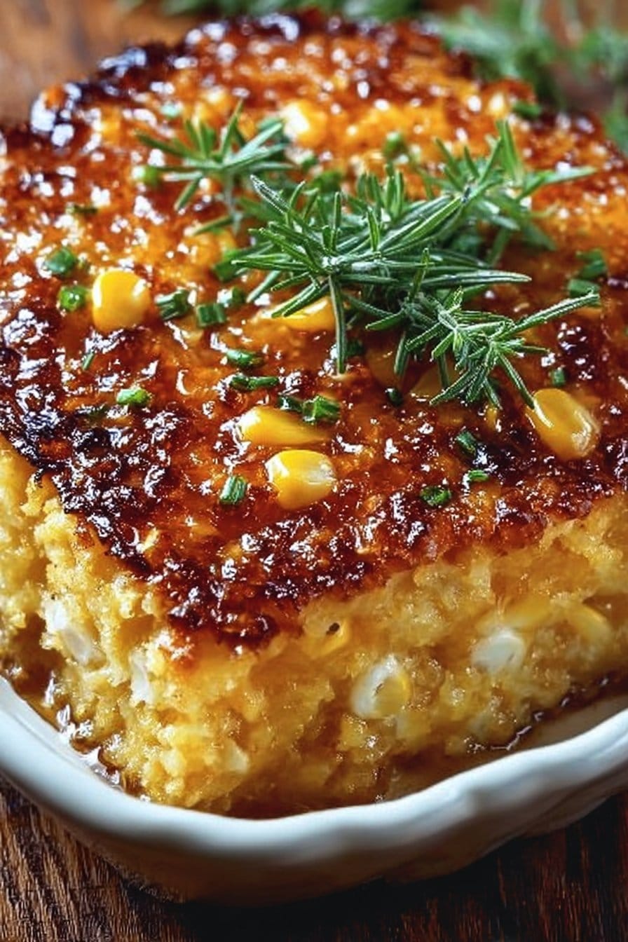 Honey-Glazed Corn Casserole
