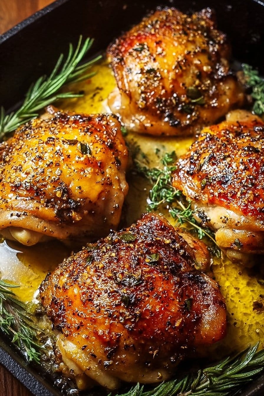 Baked Chicken Thighs