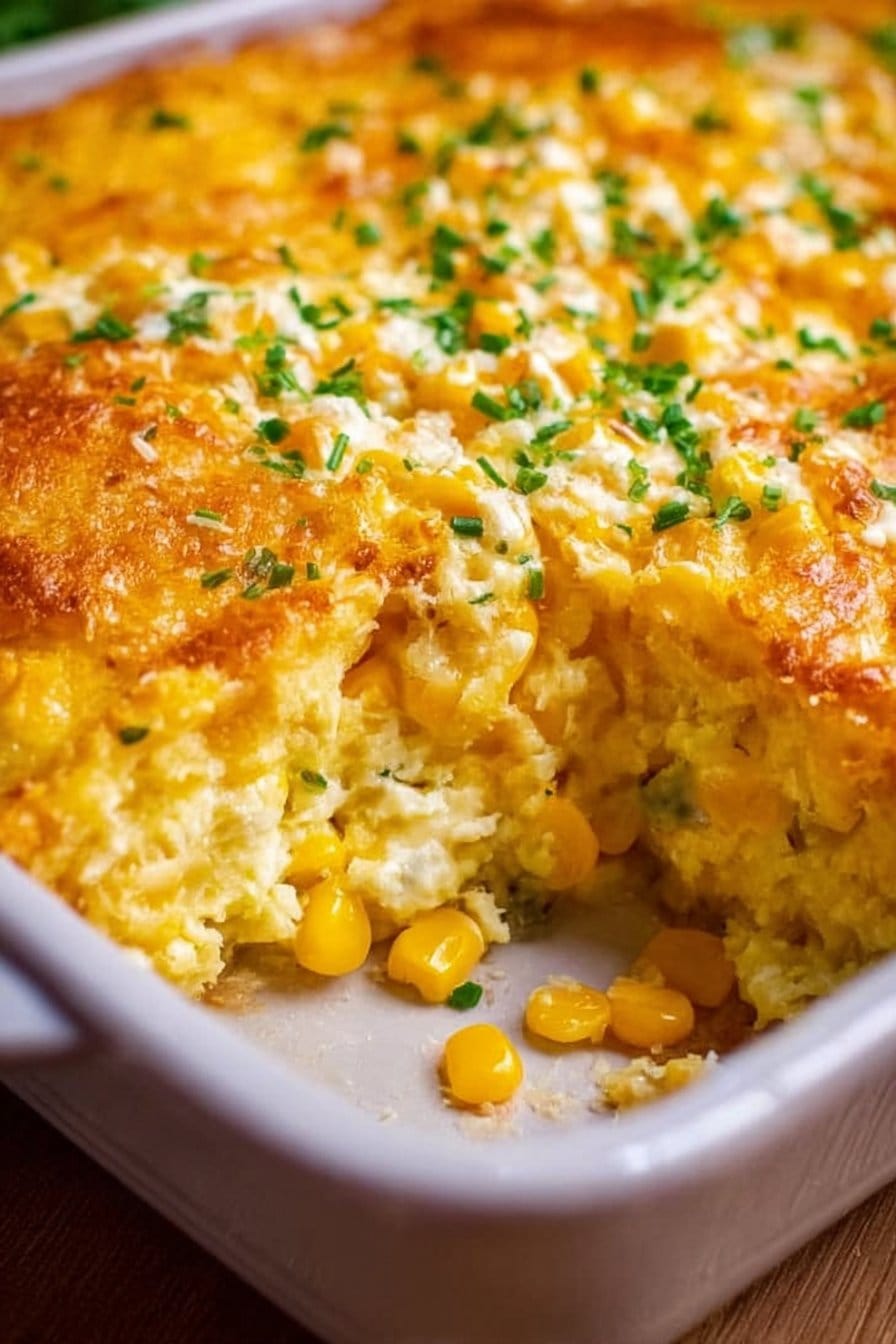 Cream Cheese Corn Casserole