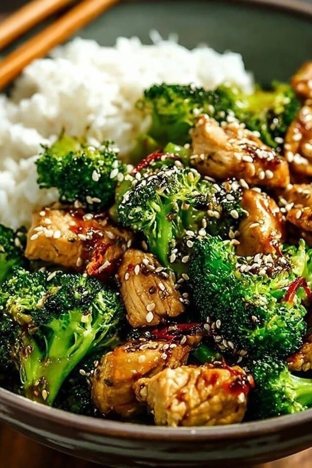 Low-Calorie Chicken and Broccoli Stir Fry