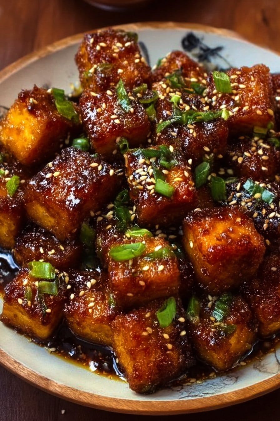 Crispy honey garlic tofu recipe that will amaze you!