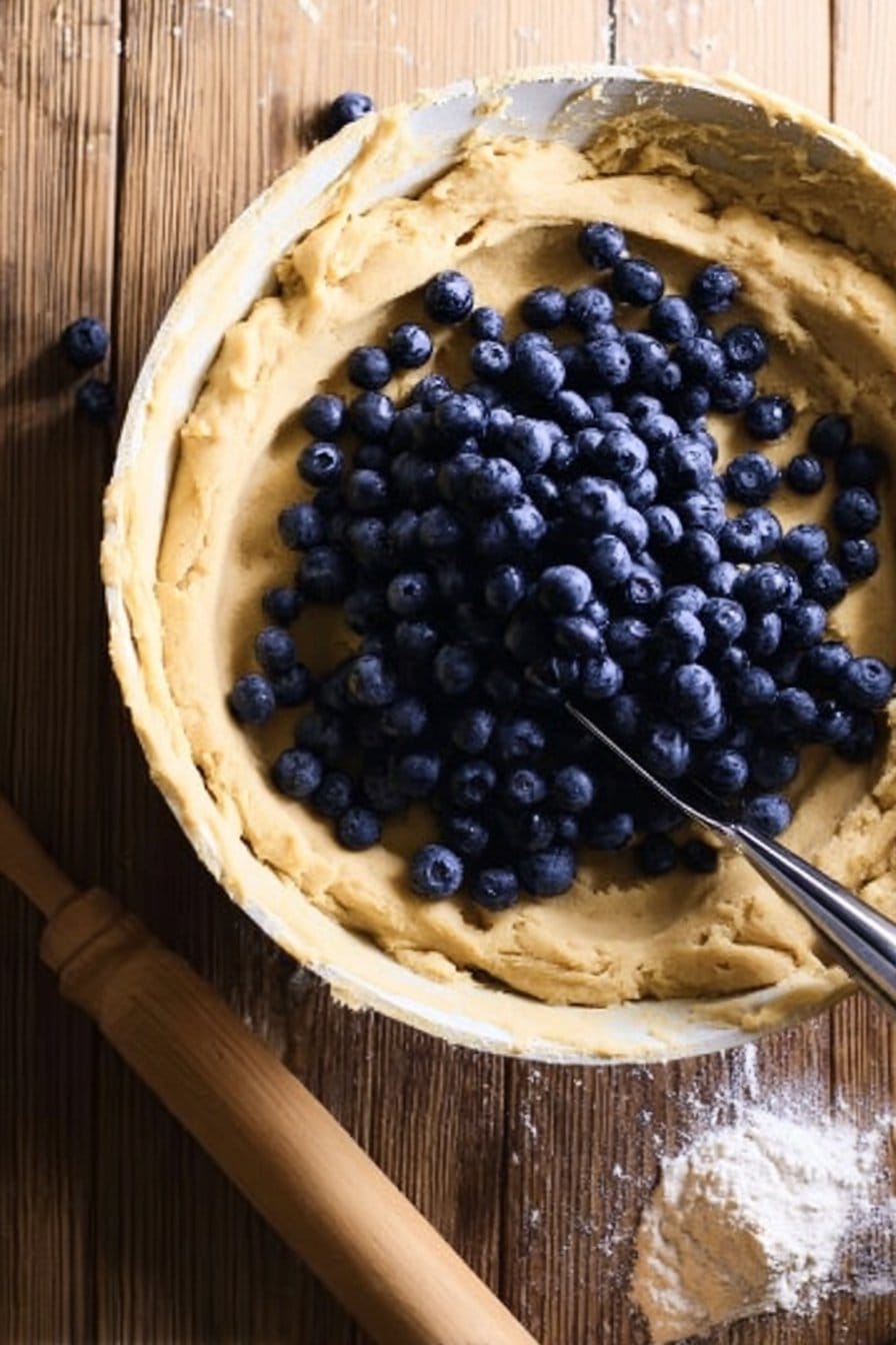 Sourdough Blueberry Lemon Quick Bread