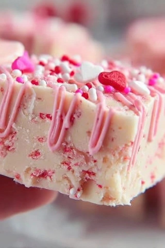 Valentine's Day Sugar Cookie Fudge Recipe