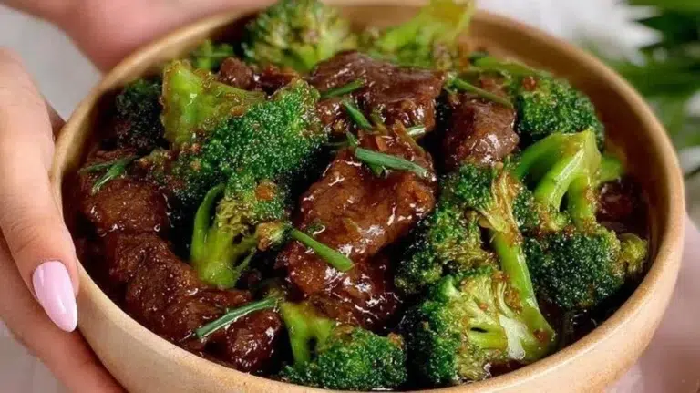 Delicious Beef and Broccoli Stir-Fry served on a plate with vibrant vegetables