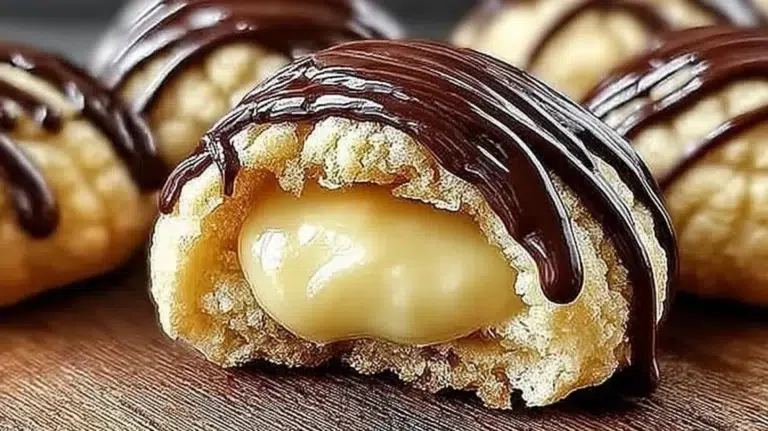 Delicious Boston Cream Pie cookie bites ready to wow your taste buds