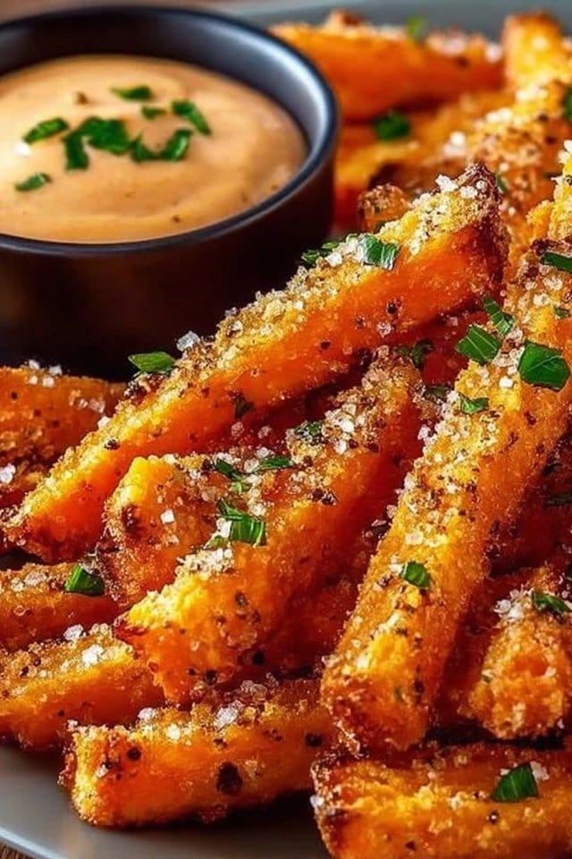 Crispy Oven Baked Sweet Potato Fries