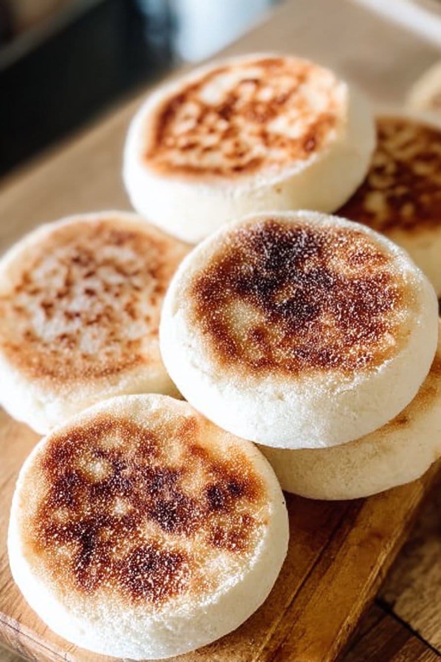 Sourdough English Muffins