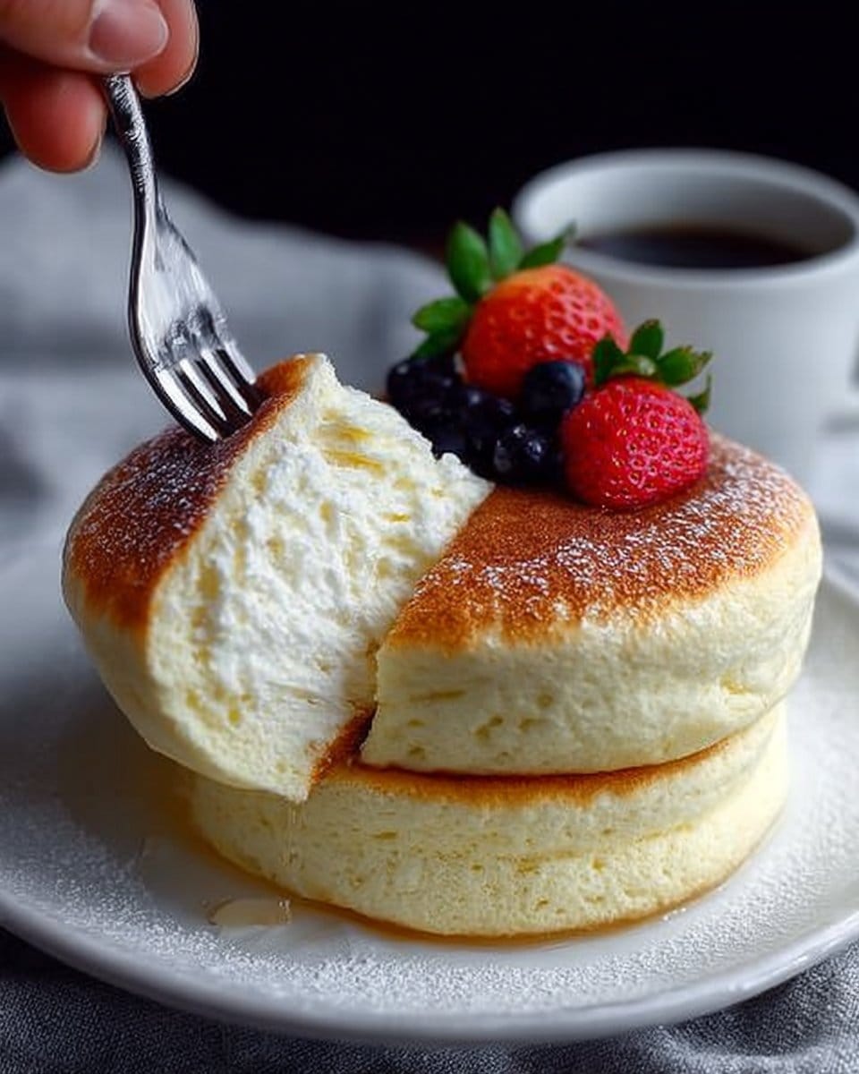 Fluffy Japanese Soufflé Pancakes