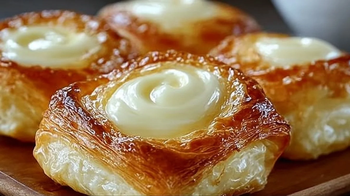 Cheese Danish Delight with creamy filling and flaky pastry