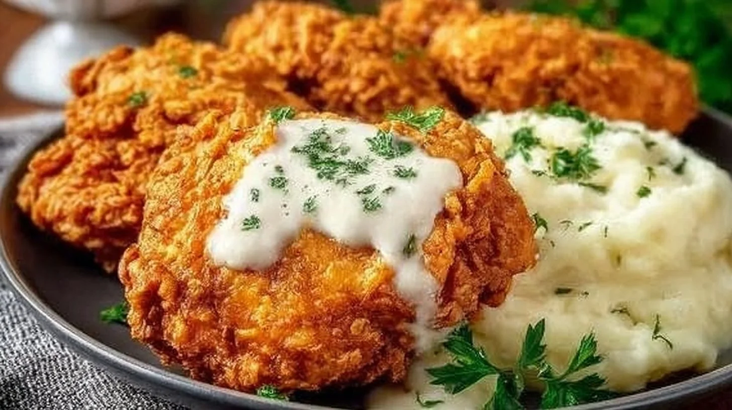 Delicious Chicken Fried Chicken with a crispy coating and tender meat