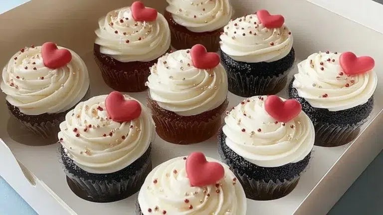 Colorful assortment of cupcakes from the cupcake set for all occasions