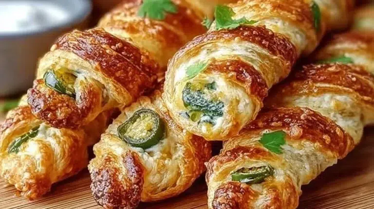 Delicious jalapeno popper twists served on a platter for game day.