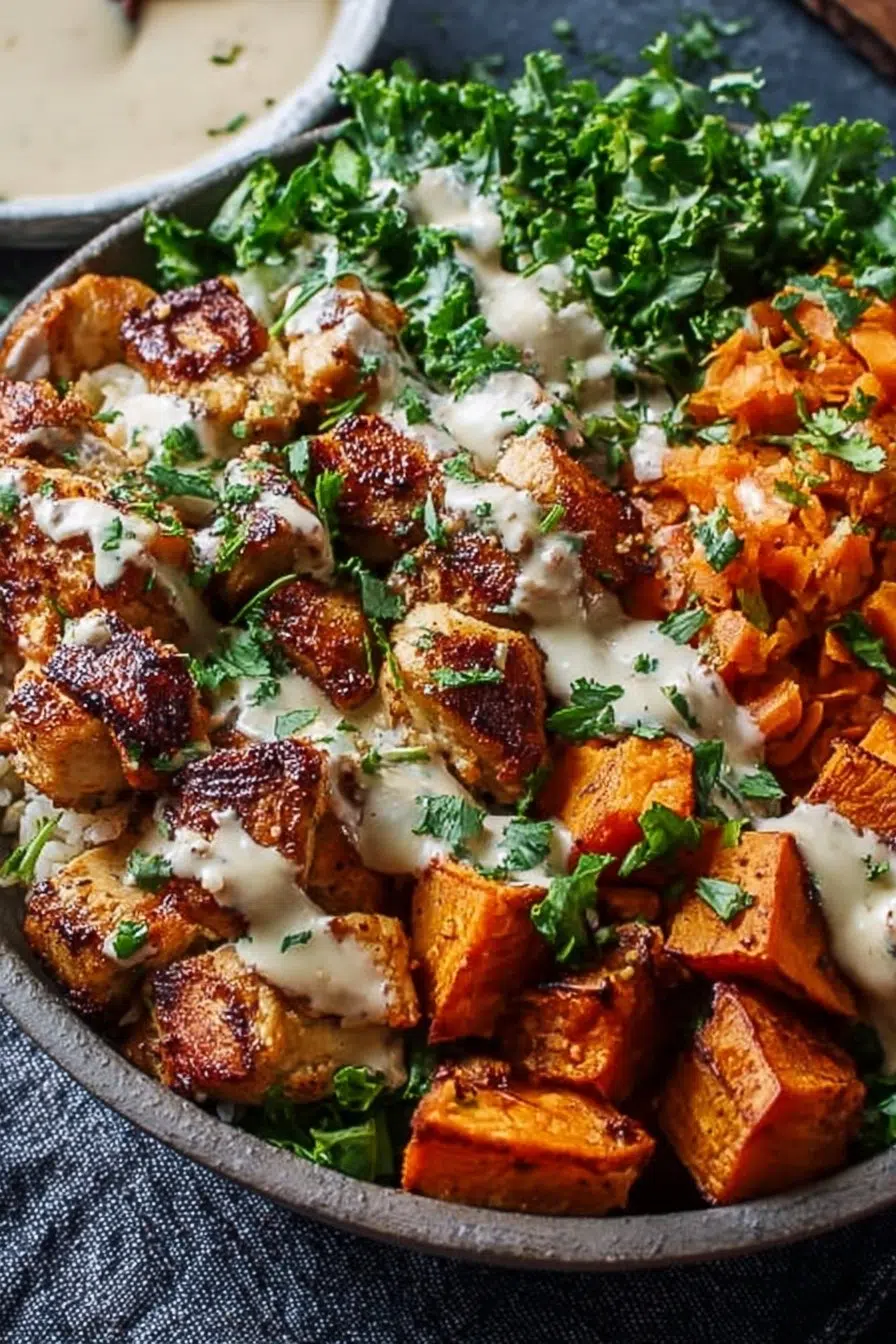 Chicken and Sweet Potato Bowls
