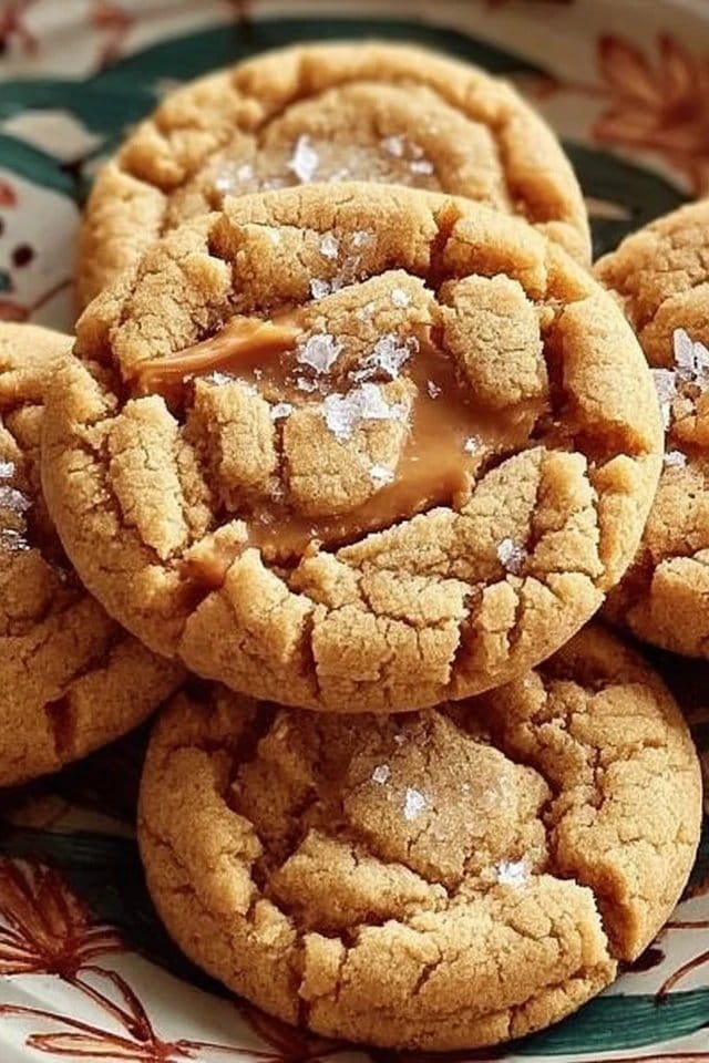 Thick and Chewy Peanut Butter Cookies Recipe