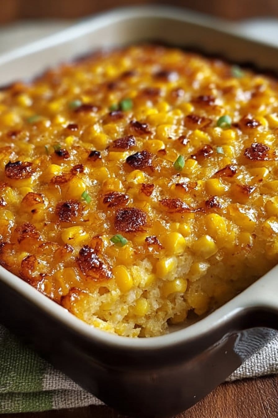 Sweet Harmony Honey-Glazed Corn Casserole
