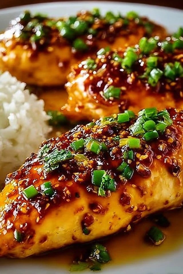 Honey Garlic Chicken Breasts