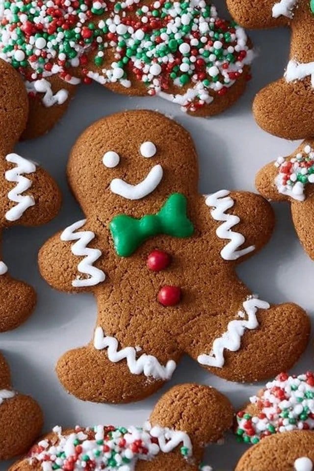 Soft & Chewy Gingerbread Men Cookies
