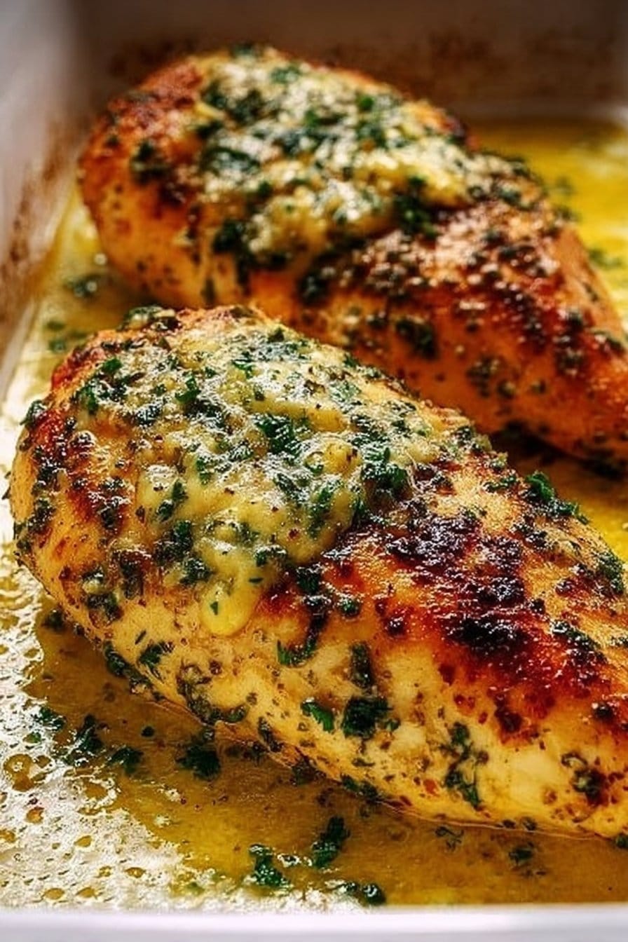 Garlic Butter Baked Chicken Breast